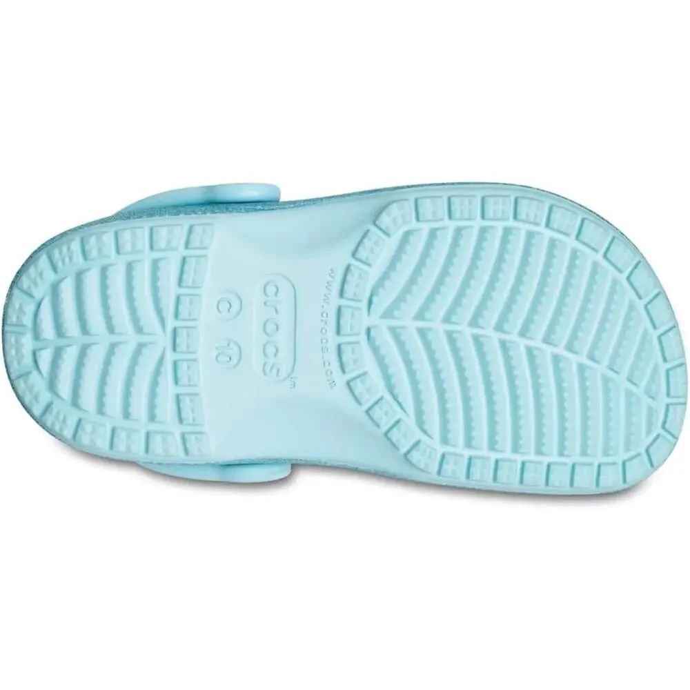 Crocs Classic 206992-461 Clog Toddler US 5 M Blue Glitter Casual Shoes GBO3409